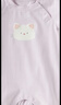 戴維貝拉（DAVE＆BELLA）夏天薄款嬰兒衣服新生兒夏季短袖連體衣嬰幼兒包屁衣寶寶空調服裝 紫色DB2235928-A 80cm （建議身高73-80cm） 曬單實(shí)拍圖
