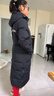 FILA 斐樂(lè )官方女子羽絨服冬季中長(cháng)款連帽防寒保暖鴨絨外套 曬單實(shí)拍圖