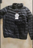 鴨鴨輕薄羽絨服男短款立領(lǐng)內搭秋冬款排骨羽絨內膽保暖外套 黑色 L (175) （建議130-155斤） 曬單實(shí)拍圖