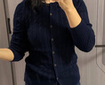 BM開(kāi)衫女2026新款秋冬純色麻花針織開(kāi)衫簡(jiǎn)約百搭顯瘦圓領(lǐng)長(cháng)袖外套 藏藍色 均碼 曬單實(shí)拍圖
