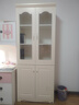 全友家居靠墻落地手辦展示柜帶門(mén)書(shū)柜簡(jiǎn)約客廳玻璃收納儲物柜子 曬單實(shí)拍圖