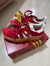 阿迪達斯（adidas）三葉草 馬年限定 新年款女GAZELLE BOLD W 休閑鞋 KJ4293 紅 37 曬單實(shí)拍圖