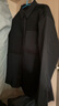 太平鳥(niǎo)男裝 新中式輕薄羽絨服男冬季黑色襯衫保暖外套 黑色 第二批 L 曬單實(shí)拍圖