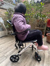 康倍星折疊輕便老人旅行手推車(chē)便攜簡(jiǎn)易老年手動(dòng)輪椅車(chē)SYIV100-DY-103L 曬單實(shí)拍圖
