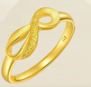周生生新年禮物黃金戒指無(wú)盡的愛(ài)足金絲帶活口戒女款27924R計價(jià)2.6克 曬單實(shí)拍圖