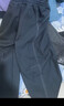 左西男童加絨褲子冬季運動(dòng)褲2025新款兒童一體絨保暖長(cháng)褲 深灰色 140 曬單實(shí)拍圖