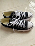 匡威（Converse）官方All Star經(jīng)典帆布男女低幫休閑運動(dòng)鞋黑色101001 101001/黑色 40 曬單實(shí)拍圖
