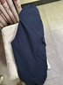 戴維貝拉（DAVE＆BELLA）兒童休閑褲加絨男童長(cháng)褲冬季新款幼兒童褲女寶寶褲子束腳褲 藏青色【現貨】 120 cm（建議身高110-120cm） 曬單實(shí)拍圖