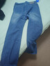 真維斯（Jeanswest）牛仔褲男2025秋冬薄款潮流寬松休閑百搭闊腿褲深藍XL 曬單實(shí)拍圖
