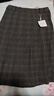 Teenie Weenie小熊女裝半身裙2025秋季新款休閑氣質(zhì)優(yōu)雅格紋百褶裙 煤灰色 L 曬單實(shí)拍圖