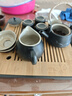 京東京造 茶具整套 功夫茶具陶瓷套裝茶壺茶杯茶盤(pán)【黑陶提梁壺】 12件套  曬單實(shí)拍圖