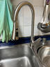 四季沐歌廚房水龍頭304不銹鋼萬(wàn)向360°旋轉雙水花冷熱洗菜盆洗碗池水龍頭 曬單實(shí)拍圖
