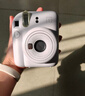 富士（FUJIFILM）instax  mini12 一次成像 立拍立得相機 mini12 茉莉白 套餐八（官方標配+相機包+相冊+白邊相紙20張） 曬單實(shí)拍圖