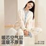 婧麒（JOYNCLEON）月子服秋冬空氣棉加厚產(chǎn)后孕婦睡衣哺乳產(chǎn)婦家居服 藍L Jyz200938 曬單實(shí)拍圖