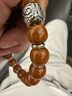 紅良緣收藏級猴頭手串老型桶珠核桃單圈文玩男女士盤(pán)玩生日禮物9*10MM 曬單實(shí)拍圖