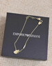 EMPORIO ARMANI阿瑪尼女士項鏈【白鹿同款】銀杏項鏈女生日禮物送女友EGS3262710 曬單實(shí)拍圖
