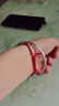 老銀匠實(shí)心年輕款銀手鐲s999足銀莫比烏斯環(huán)手鐲女生情人節禮物送女朋友 曬單實(shí)拍圖