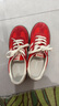 熱風(fēng)【商場(chǎng)同款】女鞋新年紅色德訓鞋春秋新款復古撞色軟底休閑板鞋女 21紅白(布面)H14W25303 38 曬單實(shí)拍圖