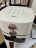 美的（Midea）空氣炸鍋不用翻面可視大容量家用全自動(dòng)烤箱多功能不粘易洗觸控微蒸汽嫩烤免翻面炸烤一體 KZE5089【雙旋鈕控溫時(shí)丨免翻面】 5L 曬單實(shí)拍圖