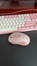羅技（Logitech）M750M 通用版鼠標 無(wú)線(xiàn)鼠標 靜音鼠標 對稱(chēng)鼠標 粉色 帶Logi Bolt USB接收器 曬單實(shí)拍圖