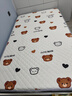 南極人加厚夾棉床笠1.5米x2米床罩1.8m床單套防滑全包席夢(mèng)思床墊保護罩 波點(diǎn)小熊【加厚夾棉四季款】 150x200cm【單床笠】 曬單實(shí)拍圖