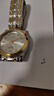 (0.01)專(zhuān)柜全自動(dòng)機芯表男士日歷夜光防水圓形普通玻璃鏡子國產(chǎn)腕表 羅馬間金白面 曬單實(shí)拍圖