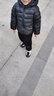 嘟嘟家兒童羽絨服抗寒過(guò)年冬裝男童外套保暖冬季女童新年衣服 黑色 110 曬單實(shí)拍圖