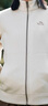 伯希和（Pelliot）【經(jīng)典2.0】抓絨衣女搖粒絨外套沖鋒衣內膽保暖夾克125110022白L 曬單實(shí)拍圖