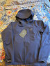 ARC'TERYX始祖鳥(niǎo) GAMMA MX HOODY 防風(fēng) 男子 軟殼夾克 BLACK SAPPHIRE II/藍黑色 L 曬單實(shí)拍圖