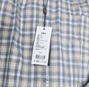 杉杉（FIRS）純棉磨毛長(cháng)袖襯衫男 中年爸爸裝全棉格子襯衣男 1245-2 41  曬單實(shí)拍圖
