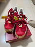 阿迪達斯（adidas）三葉草 馬年限定 新年款女GAZELLE BOLD W 休閑鞋 KJ4293 紅 37 曬單實(shí)拍圖