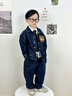 嘟嘟家【防褪色】男童春季牛仔外套兒童休閑百搭夾克可水洗上衣可愛(ài)小熊 牛仔藍 110 曬單實(shí)拍圖