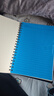 申士（SHEN SHI）【開(kāi)學(xué)季】B5/55張/110頁(yè)PP料封面活頁(yè)筆記本本子線(xiàn)圈活動(dòng)夾初高中考研輕薄不硌手日記本287藍1本 曬單實(shí)拍圖