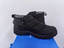 回力（Warrior）棉鞋男鞋冬季加絨加厚雪地靴男中老年保暖鞋馬丁靴 大氣黑 43 曬單實(shí)拍圖