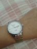 冠琴（GUANQIN）瑞士認證手表男士全自動(dòng)機械表防水夜光雙日歷國表商務(wù)百搭男表 條釘刻度鋼帶本白（明星推薦） 曬單實(shí)拍圖