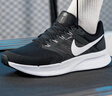 耐克NIKE跑步鞋男緩震透氣RUN SWIFT 3運動(dòng)鞋DR2695-002黑白42.5 曬單實(shí)拍圖
