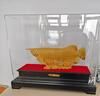 華宣林金龍魚(yú)擺件絨沙金客廳辦公室酒柜高端大氣送禮裝飾喬遷開(kāi)業(yè)禮物 曬單實(shí)拍圖