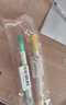 uni三菱 雙頭熒光記號筆 學(xué)生作業(yè)手賬繪畫(huà)標記筆彩色筆 細0.4mm粗4mm PUS-103T 1支/袋 淺黃色 曬單實(shí)拍圖
