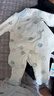 翹腳鴨嬰兒衣服40g新生兒連體衣加厚夾棉服保暖秋冬季滿(mǎn)月寶寶純棉睡衣 曬單實(shí)拍圖