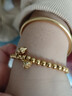 初逅兩世歡手鏈沙金手鏈鍍金仿真黃金假黃金道具金鐲子擺拍飾品女 【兩世歡蓮蓬手鏈】 禮盒裝 曬單實(shí)拍圖