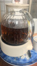 樂(lè )扣樂(lè )扣養生壺小型一人 煮茶器 家用全玻璃花茶壺燒水壺辦公室電熱水壺煮茶壺EJK3315WHT 1L 曬單實(shí)拍圖
