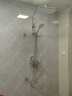 箭牌（ARROW）【煥新補貼】淋浴花灑套裝銅龍頭浴室淋雨噴頭頂噴家用浴室花灑 【A款銀色】置物增壓四功能-AE34214 曬單實(shí)拍圖