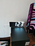 七彩氛圍燈時(shí)鐘小夜燈鬧鐘LED電子鐘 插電兩用 穩固底座廠(chǎng)家批發(fā) 613A白色白屏款 曬單實(shí)拍圖
