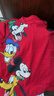 迪士尼寶寶（Disney Baby）男童長(cháng)袖兒童T恤中小童裝春季純棉親膚透氣休閑上衣 紅色 100 曬單實(shí)拍圖