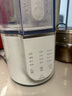 摩飛電器（Morphyrichards）破壁機 家用1.5L多功能柔音豆漿機加熱全自動(dòng)榨汁機攪拌機 3-4人預約保溫隔音降噪輔食機MR8201白 曬單實(shí)拍圖