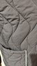 秋鹿暖羽綢三夾棉男女款睡衣2025新款秋冬季加厚棉服可外穿家居服 玄武石灰/男 2XL 曬單實(shí)拍圖