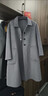 紀柏雙面羊絨大衣女小個(gè)子毛呢外套女秋冬季2025新款高級感中長(cháng)款風(fēng)衣 迪奧灰 常規 M 【121-155斤】胸圍115 衣長(cháng)106.5 曬單實(shí)拍圖