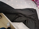 GENIOLAMODE森馬集團男士加絨褲子男款秋冬季加厚保暖休閑束腳棉褲 黑色 XL 曬單實(shí)拍圖
