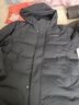 坦博爾羽絨服男可脫卸帽寬松大碼男士商務(wù)保暖外套510505D 黑色 175  曬單實(shí)拍圖
