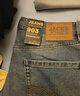 杰克·瓊斯（JACK&JONES）男裝26年新款春夏季【涼感】牛仔褲男903直筒休閑顯腿長(cháng)牛仔褲子 E39 中牛仔藍 常規 32 175 W32/L32 曬單實(shí)拍圖